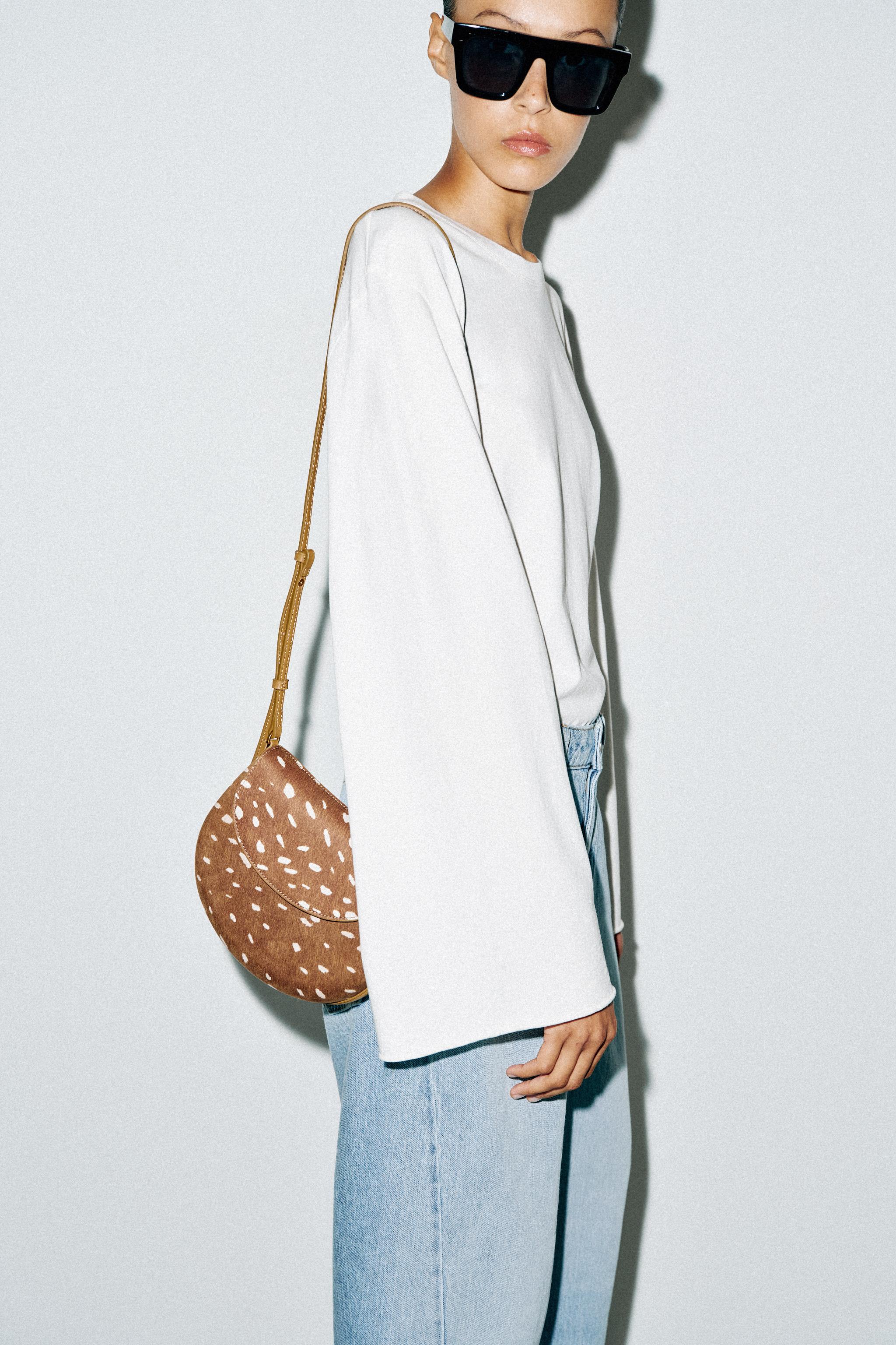 SAC BANDOULIÈRE À IMPRIMÉ ANIMALIER